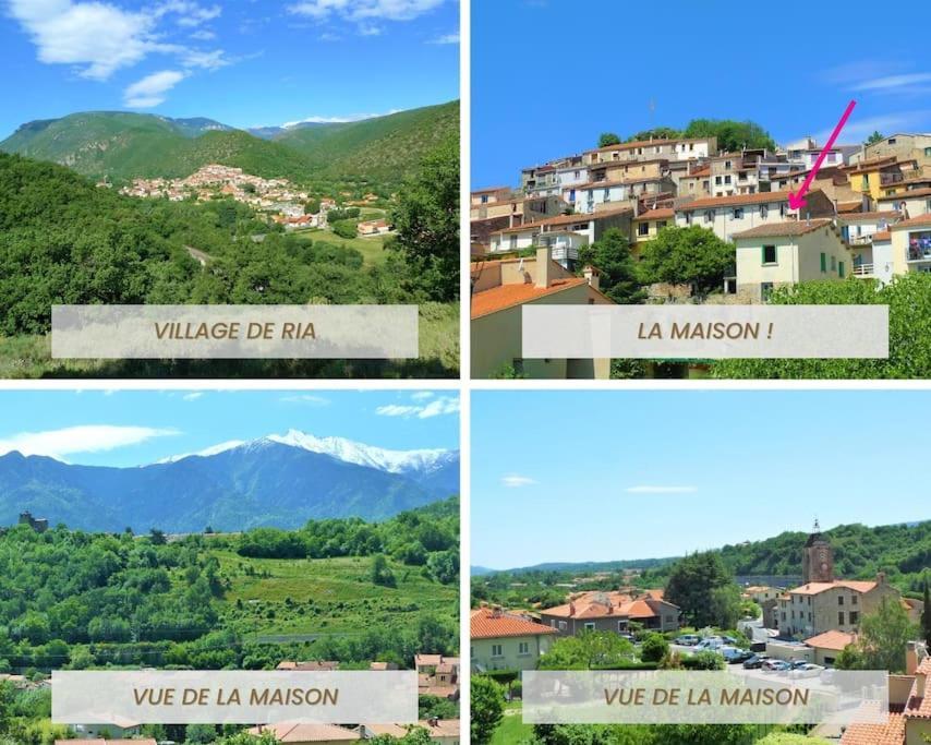 Maison 4 Pers Avec Jardin Au Pied Des Montagnes Ria Ngoại thất bức ảnh